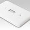 Amerelle Amerelle Capri Paintable Textured White 1 gang Stamped Steel Toggle Wall Plate 1 pk 635TW - alternate 2